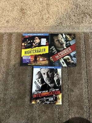 Nightcrawler/The Courier/Interrogation/New Sealed/W/Slip Cover/Blu-Ray+dig Nice,