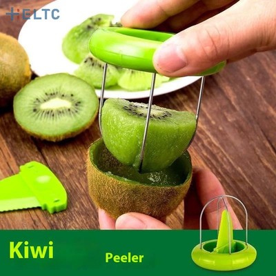 Kiwi Cutter Peeler Slicer Kitchen Detachable Creative Gadgets Stainless Steel Le