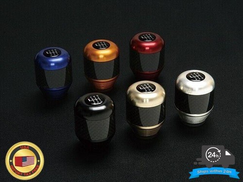 Revolution RZN6-DQSK-B Dry Carbon Quick Shift Knob (for MT vehicles) Blue - 第 1/9 張圖片