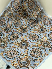 100 Silk Mulberry Bandana 53X53cm Dot Print Scarf Women Neckerchief Square new
