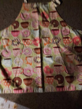 Donut Kid Apron for Girls, reversible to stripes, Polyester Cooking art etc.