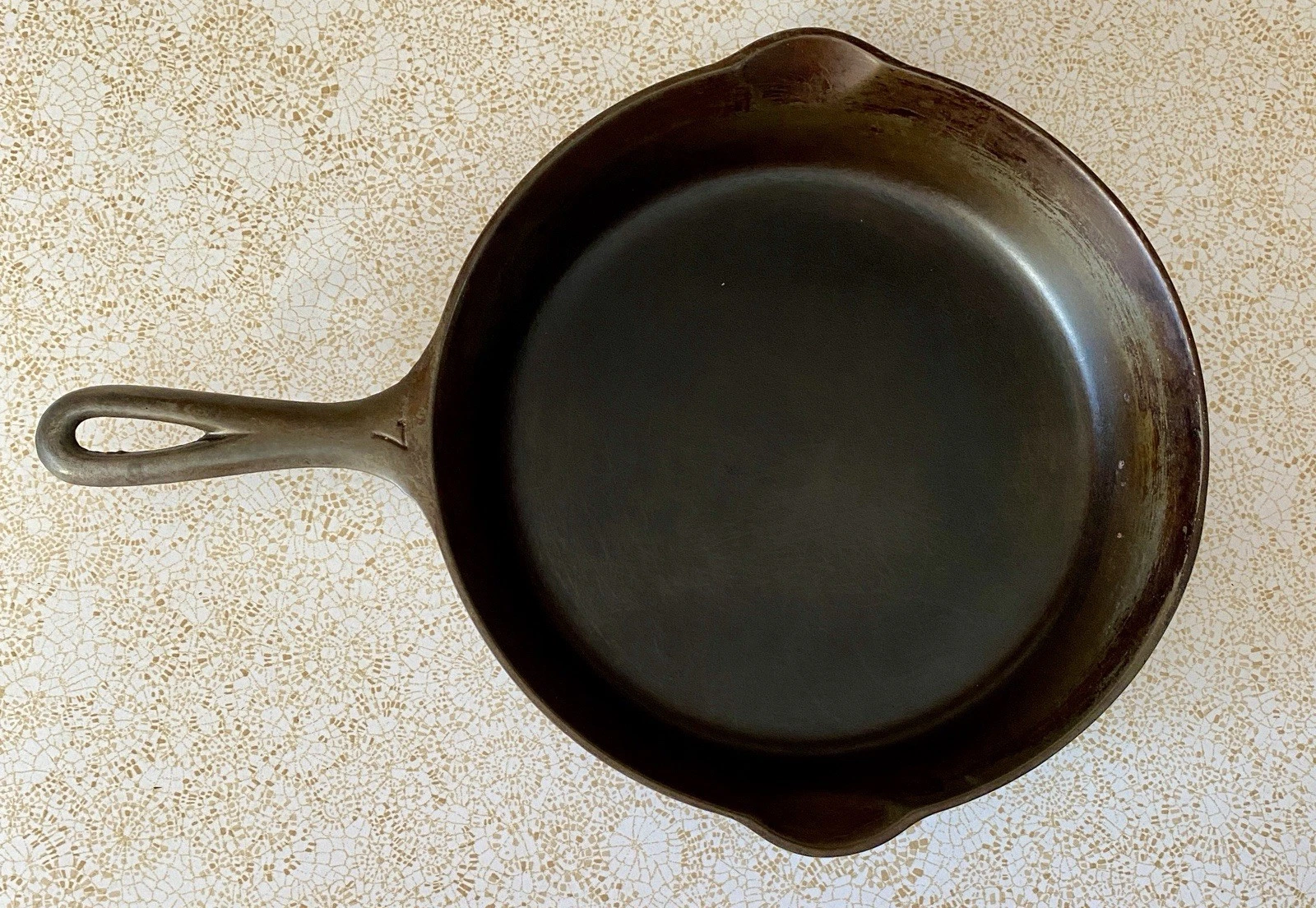 VTG Griswold Cast Iron Skillet #7 Large Logo Erie PA USA 701 B