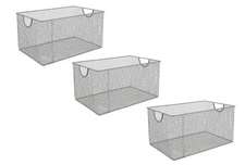 Kitchen Pantry Organizer Wire Basket for Shelves, Cabinets, Pantry, Counterto...