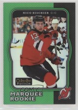 2017-18 O-Pee-Chee Platinum Retro Marquee Rookies Green 2/49 Nico Hischier a2k
