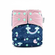 Unicorn Design Bamboo Charcoal Cloth Nappy