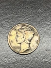 1917 D Mercury Dime F Fine
