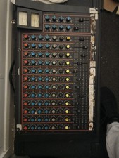 Vintage Dynamix 12-Channel Analogue Mixer Console + Power Supply (Untested)