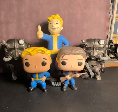 Funko Fallout Vault Boy Vinyl Figure Lot Vault-Tec Power Armor