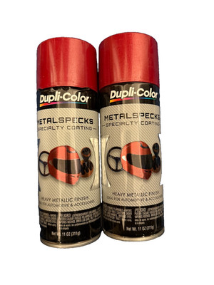 Duplicolor MS300 Metal Specks RETRO RED 11oz 2pk