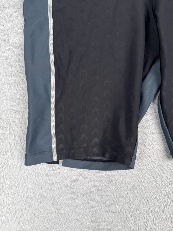 Pantalones Cortos Yingfa Adulto 2XL XXL Negro Gris Emisión Poliéster Spandex Natación Foto 3 de 4