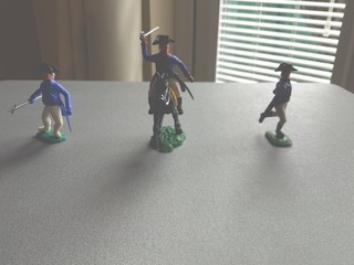 3 Timpo American War of Independence Toy Soldiers