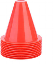 10Pcs Football Cones Training Set, Mini Traffic Marker Cones Activity Cones for 