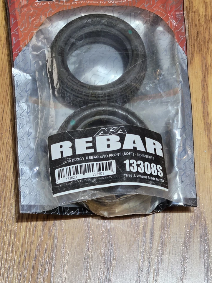 5 Pair AKA Rebar Front & Rear Tire Lot Buggy Tires Dirt Oval - Image 3 of 4