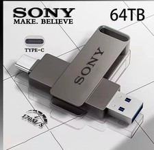64TB Sony USB Flash Drive High Speed Type C PenDrive Metal Stick