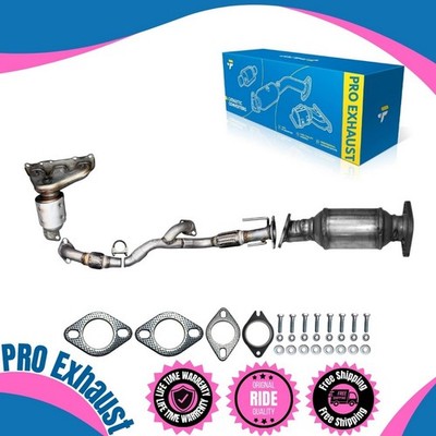 Front RightManifold+Y-pipe+RearCatFor 2011-2013 Sorento | 2010-2012 SantaFe 3.5L