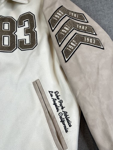*NWT* Abercrombie & Fitch Echo Park Football Varsity Bomber Letterman Jacket (S) - Picture 5 of 17
