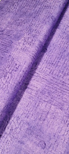BOLT END 31 INCHES Timeless Treasures Purple Letter Handwriting Cotton Fabric - Picture 2 of 3