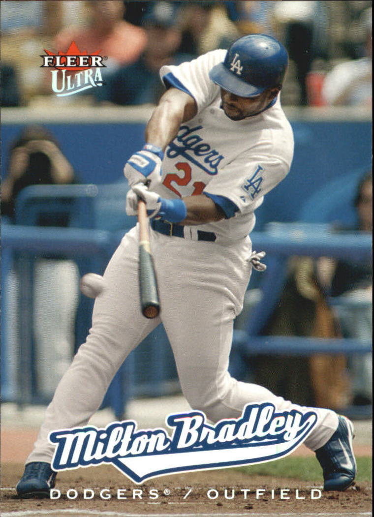 2005 Fleer Ultra #22 Milton Bradley Los Angeles Dodgers