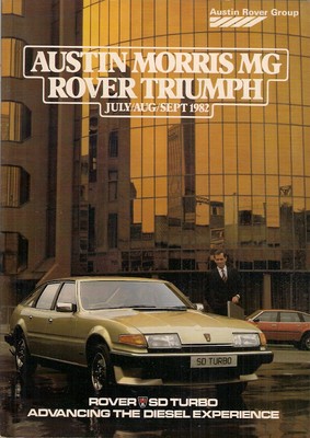 Austin Morris Triumph Rover Juli-September 1982 UK Marktprospekt Mini Metro