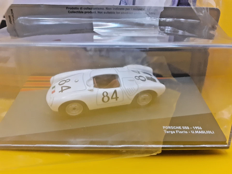Die cast 1/43 Modellino Auto Porsche 550 Targa Florio 1956 U. Maglioli - Immagine 2 di 2