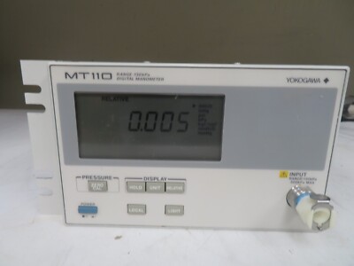 Yokogawa MT110 Digital Manometer - Used, Working unit - Range: 130kPA - OZ46