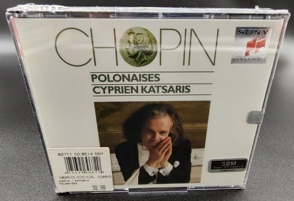 NEW (Sealed) Chopin Polonaises Cyprien Katsaris (Piano) Sony Classical SBM 2 CDs