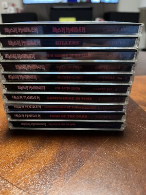 洋楽 Level 6 CDS Iron Maiden Castle Records 2CD 20 CD Bonus Disc Powerslave 7th Son