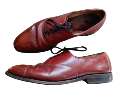 Allen Edmonds Park Avenue Burgundy Brwn Cap Toe Oxford Dress  display picture 3