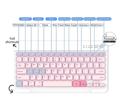 Clavier/étui - iPad Air 13"/iPad Pro 12,9" - Neuf dans sa boîte - Rose - Photo 4/5