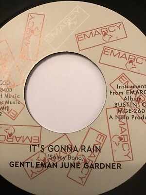 Gentleman June Gardiner - It s Gonna Rain / Same - Mint