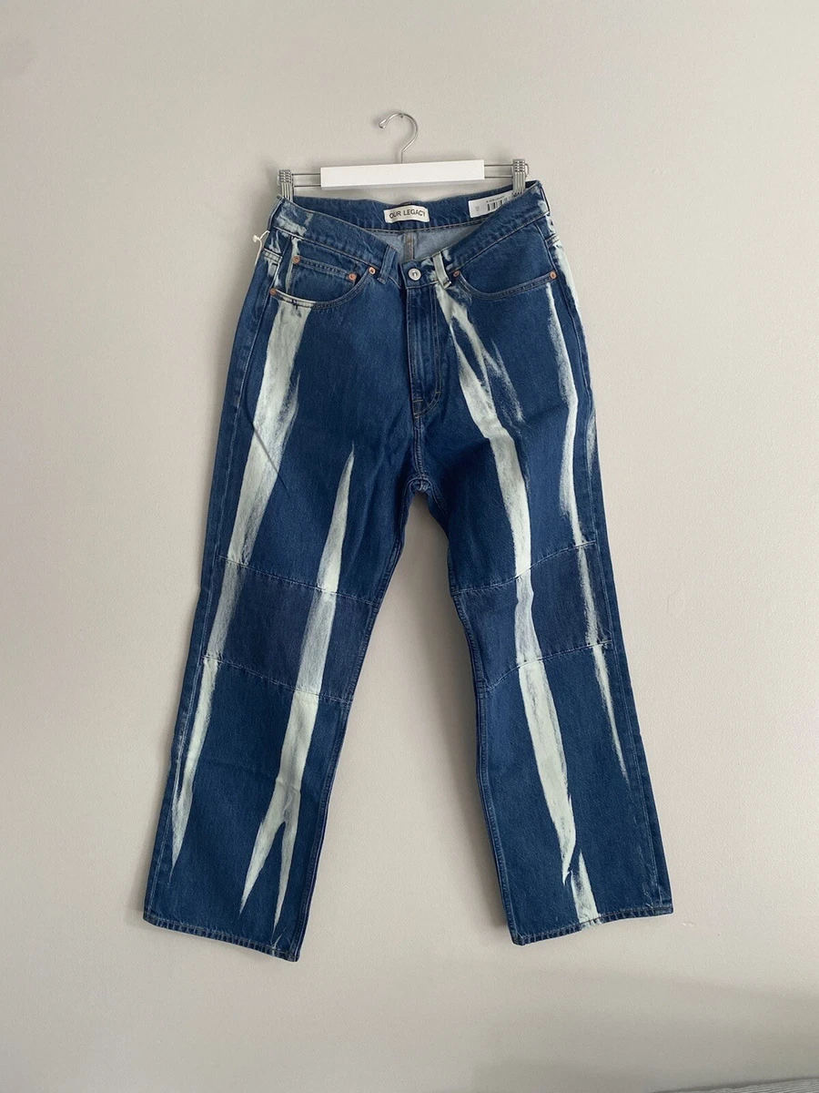 Our Legacy Extended Third Cut Glass Bleach Denim Jeans Size 32 | eBay