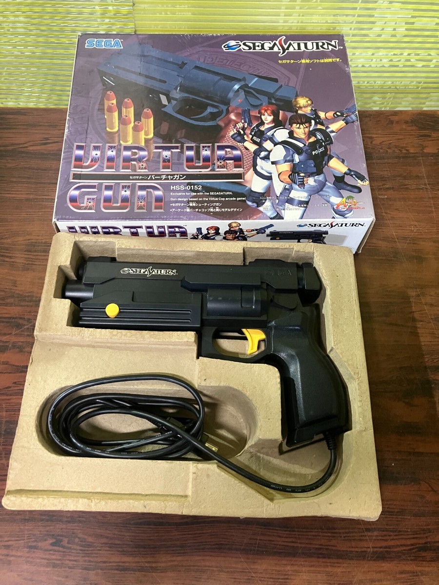 Sega Saturn VIRTUA GUN HSS-0152 Guncon Tested W/ Box Japan F918MI Sega Saturn VIRTUA GUN HSS-0152 Guncon Tested W/ Box Japan F918MI