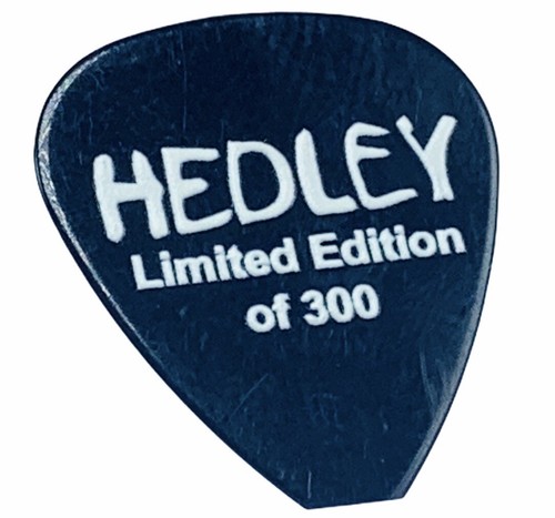 Guitar Pick vtg Hedley concert band memorabilia limited edition to 300 vtg music