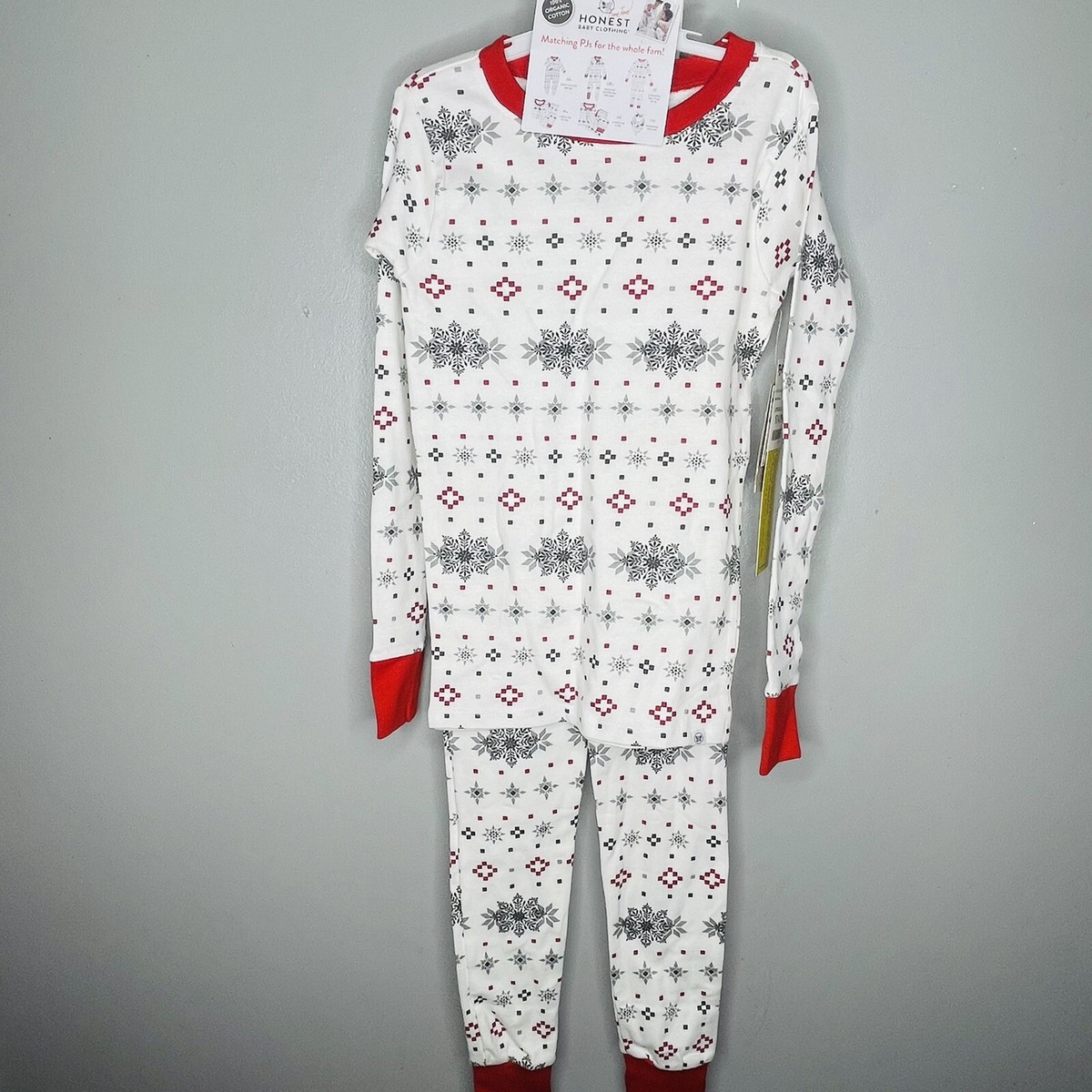 Honest Baby Clothing Pc Christmas Pajamas Size Small 5T NWT