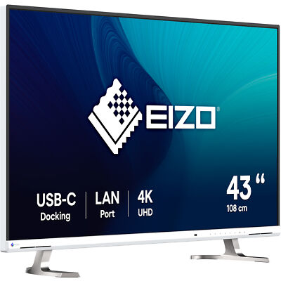 EIZO EV4340X-WT, LED-Monitor, 108 cm (42,5 Zoll), UHD, weiß