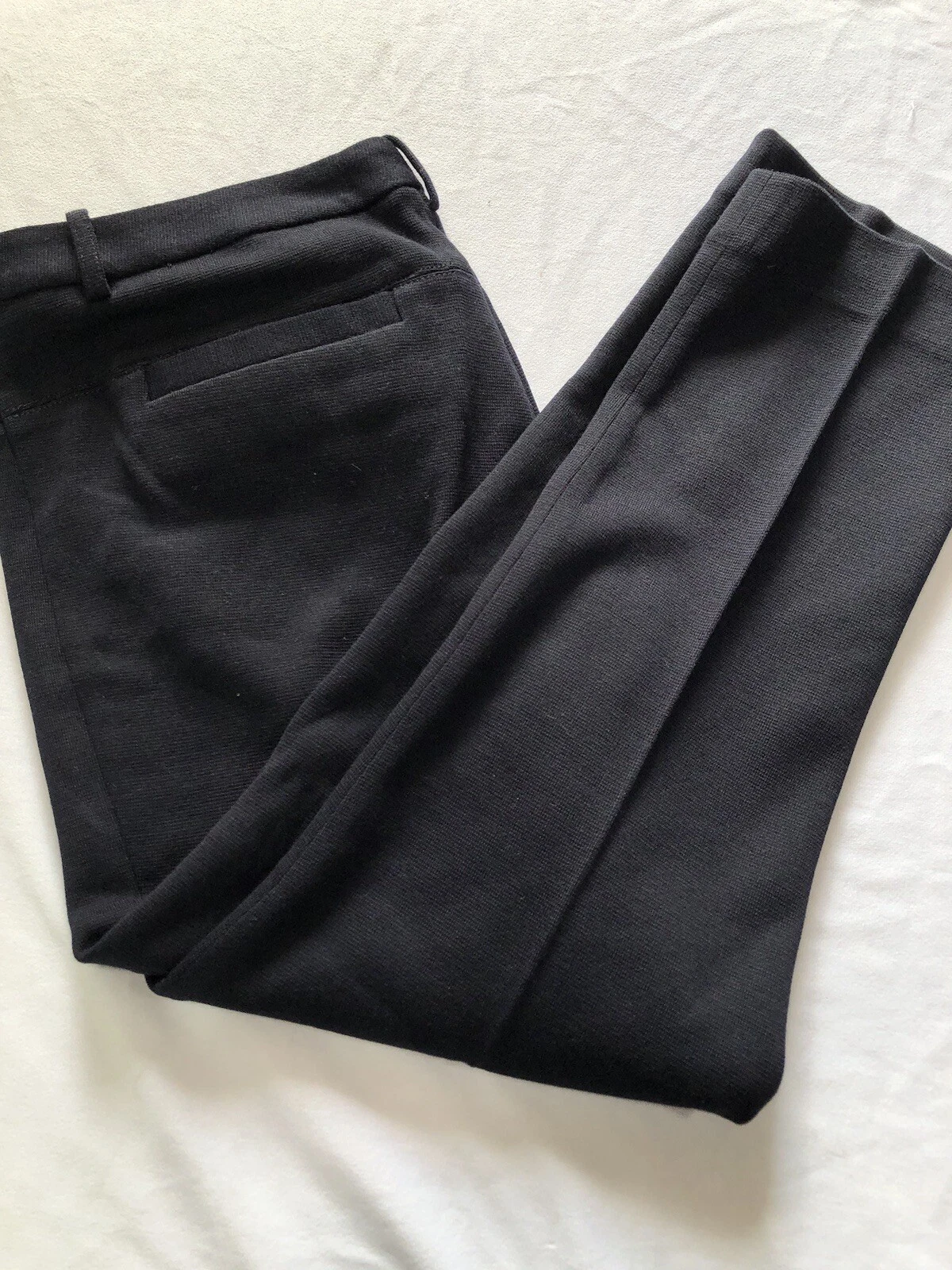Tory Burch Pantalone Donna 12 Callie Skinny Vita Media Zip Laterale Nero