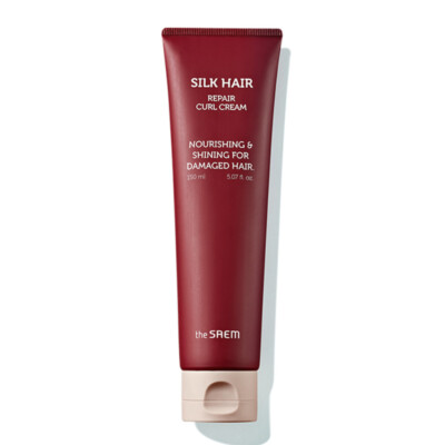 [THESAEM] Silk Hair Repair Curl Cream - 150ml / Free Gift