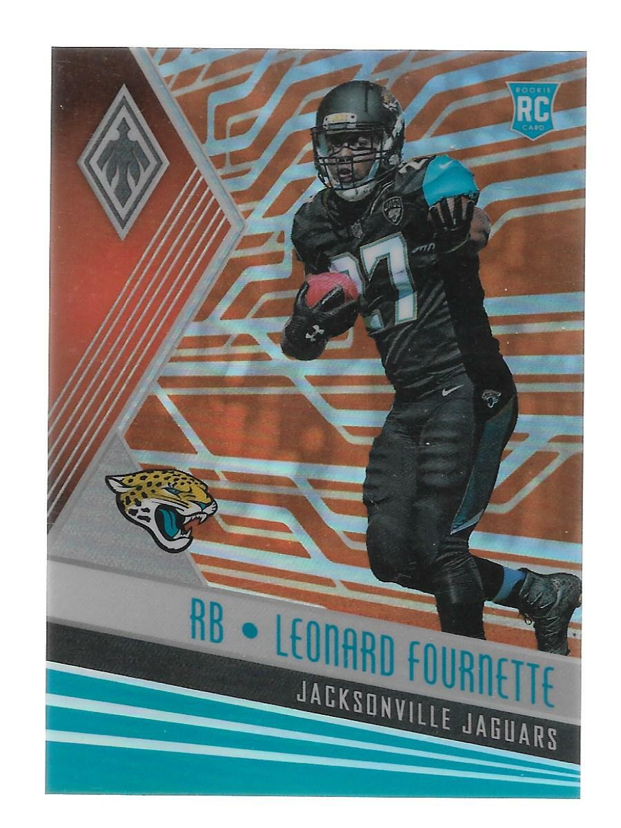 2017 Panini Phoenix Orange #109 Leonard Fournette Jaguars RC /99 sp