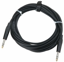Professionelles Klinkenkabel 6 m Stereo 6,3 mm Klinkenstecker Mikrofonkabel
