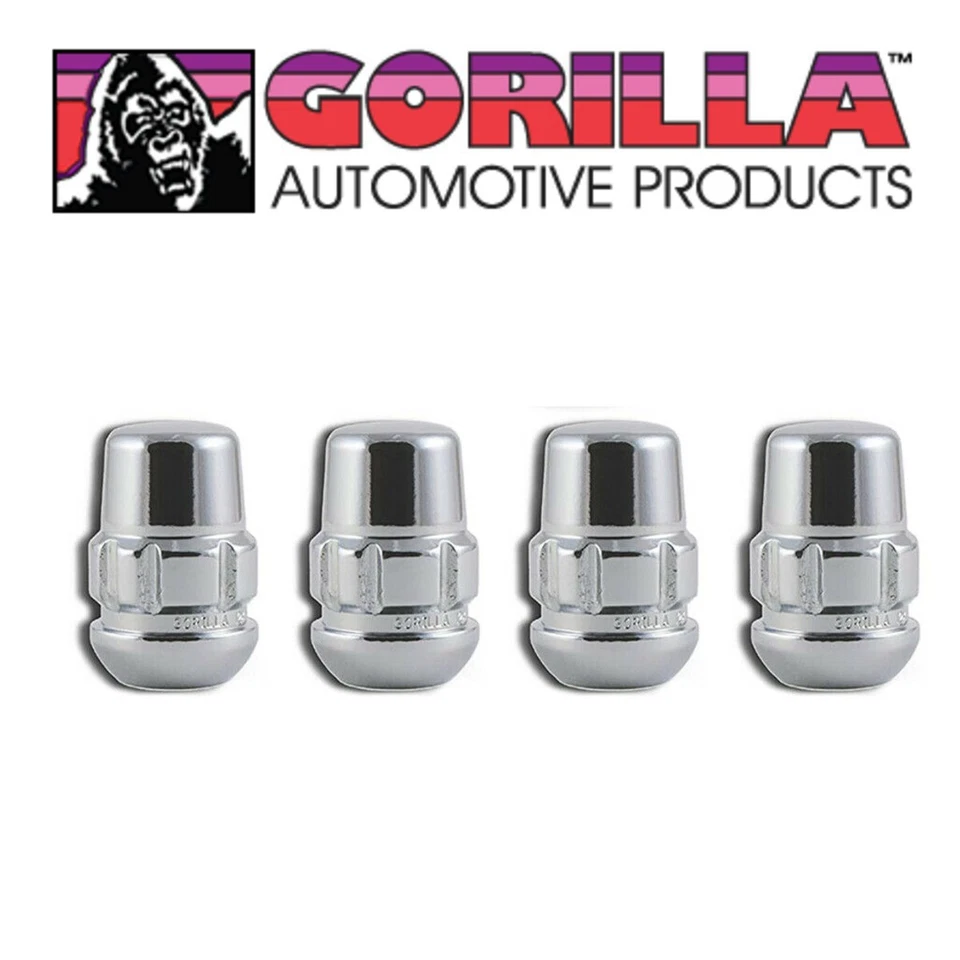 Tuercas de bloqueo Gorilla cromadas para Honda Acura Radius Ball Stock rueda OEM 12x1,5 Foto 2 de 4