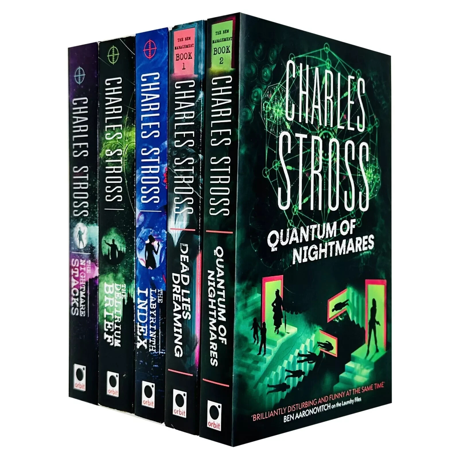 Charles Stross Unisex Laundry Files Book Series 7-11 Collection 5 Books Set By Delirium - Image 4