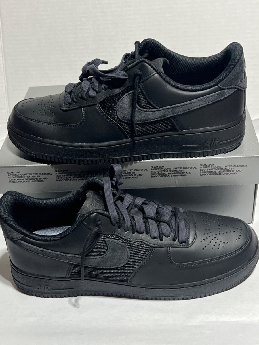 NEW Nike AF1 Air Force Low SP Slam Jam Black Off Noir Men's