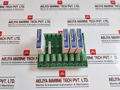 Dataforth SCMPB07-3 8 Channel Backpanel W/Analog Voltage Input Module SCM5B41-02