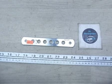 1974 Honda CB360 Twin H343-4) chrome front brake stay mount bracket 