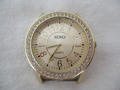 XOXO Rhinestone Gold-Tone Watch XOXO Women main image 3
