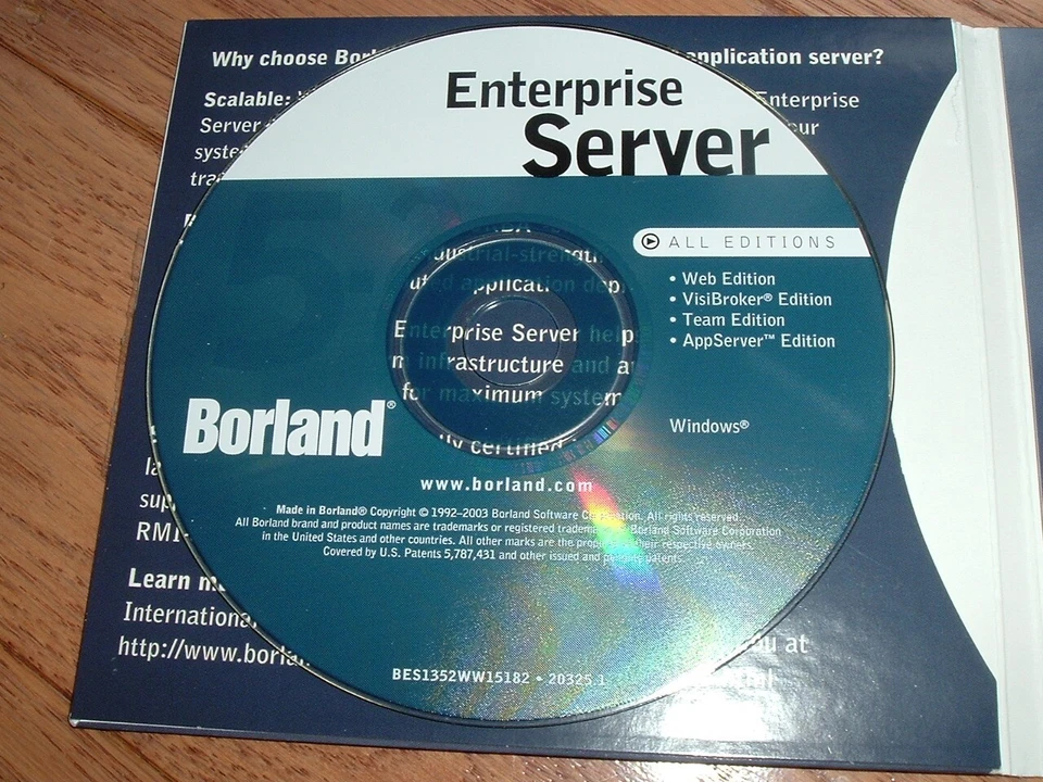Borland Enterprise Server Appserver ed. for Windows,Linux,Solaris,HP-UX,IBM AIX - Image 3 of 4