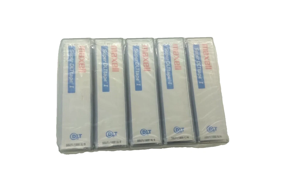 NUEVO PAQUETE DE 5 Maxwll DLTtape VS1 160 GB con VS160 320 GB con cartucho de datos de cinta DLT-V4 Foto 2 de 2