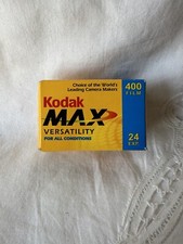 NEW Kodak MAX 400 Versatility 24 exposure 35mm film Exp 10/2004