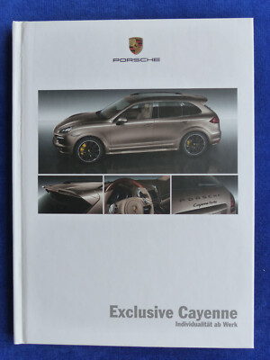Porsche Exclusive Cayenne Diesel S Hybrid - Hardcover Prospekt Brochure 02.2011