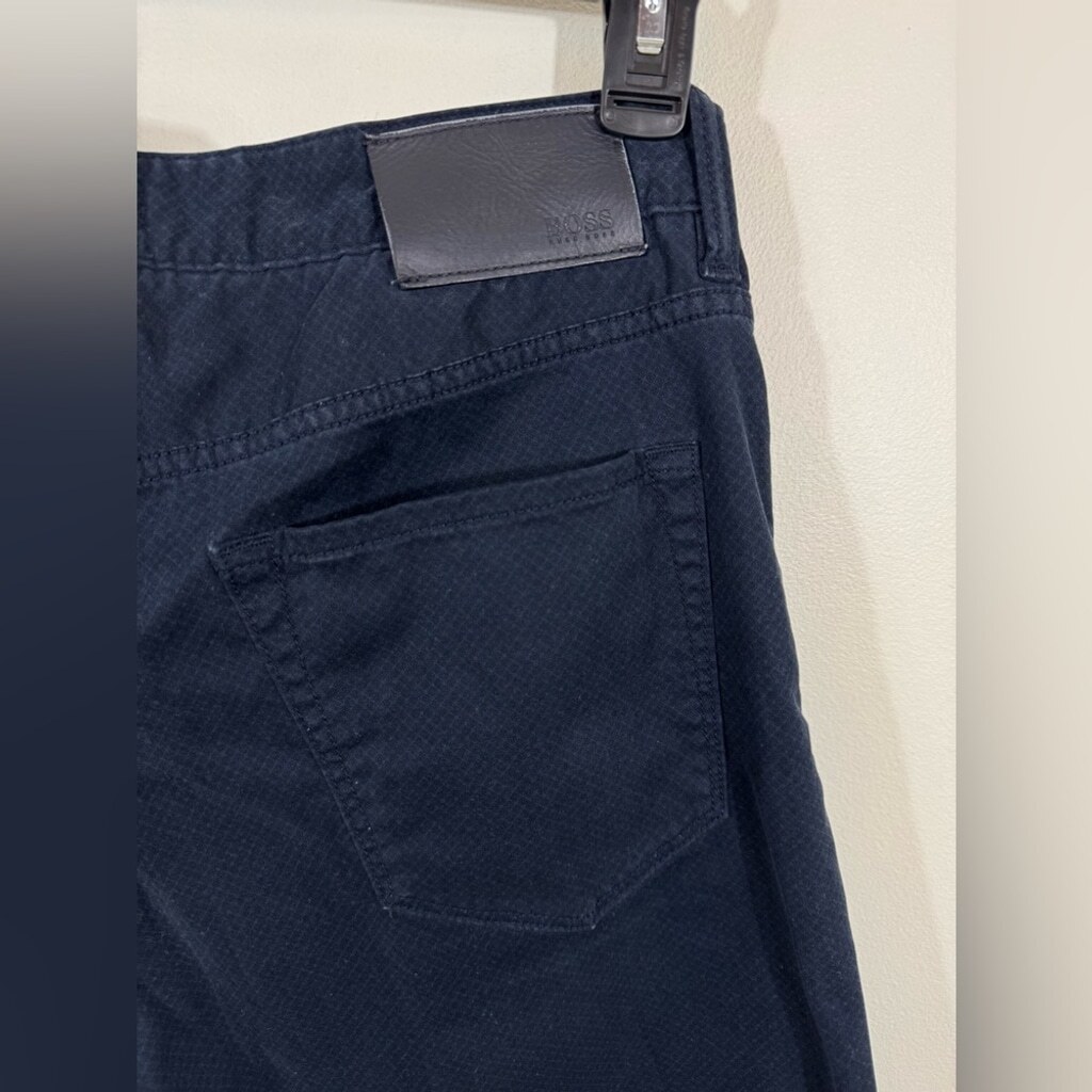 Hugo Boss Men's Stretch Blue-Black Jeans Size 34x34 thumbnail 7